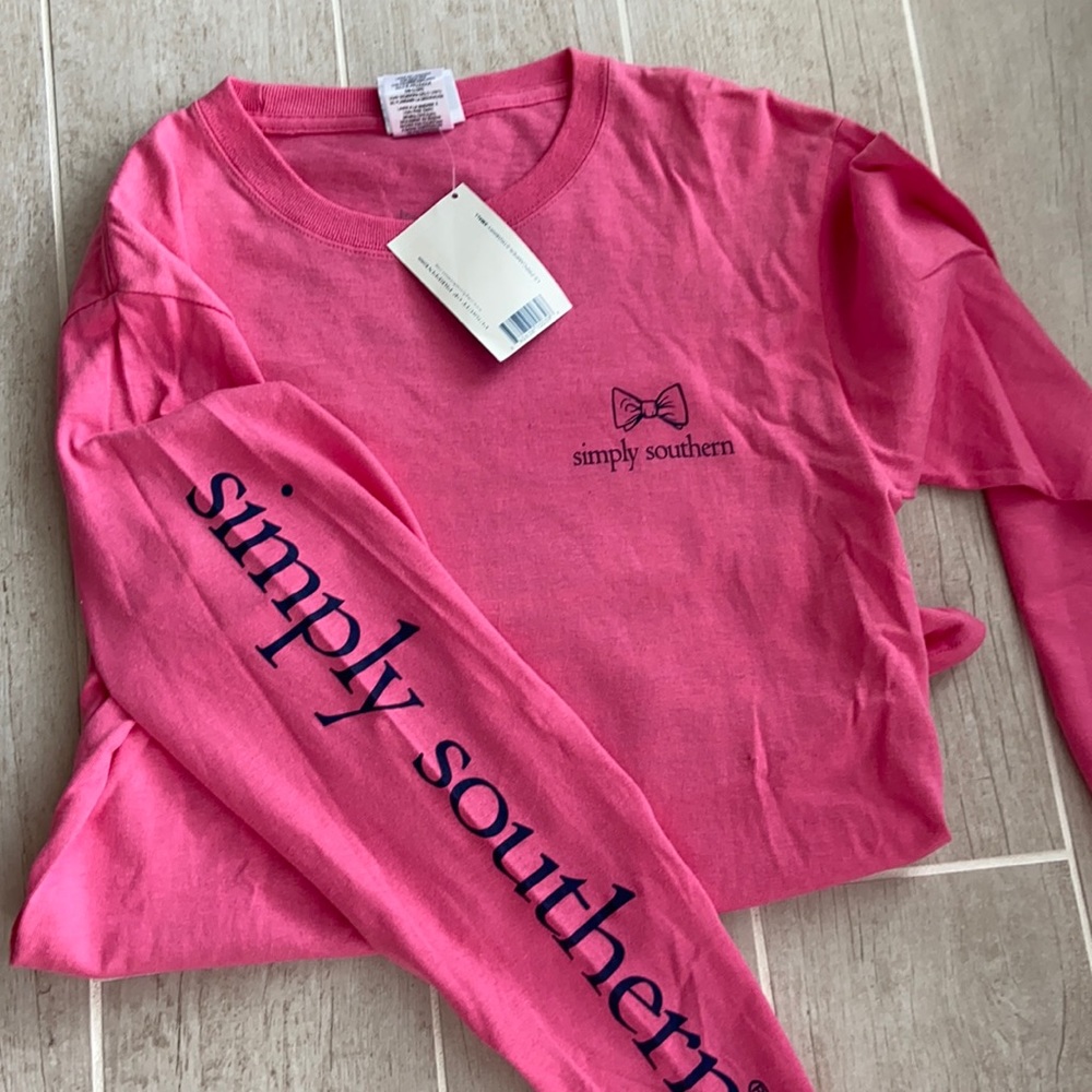 NWT Simply Southern Happy Camper Long Sleeve